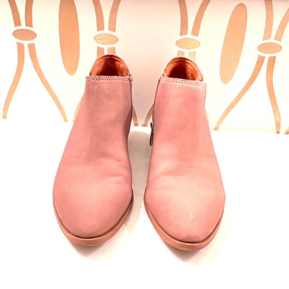 Franco Sarto Tan Ankle Boots